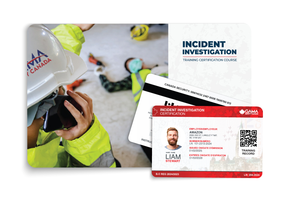 Incident Investigation Certificate